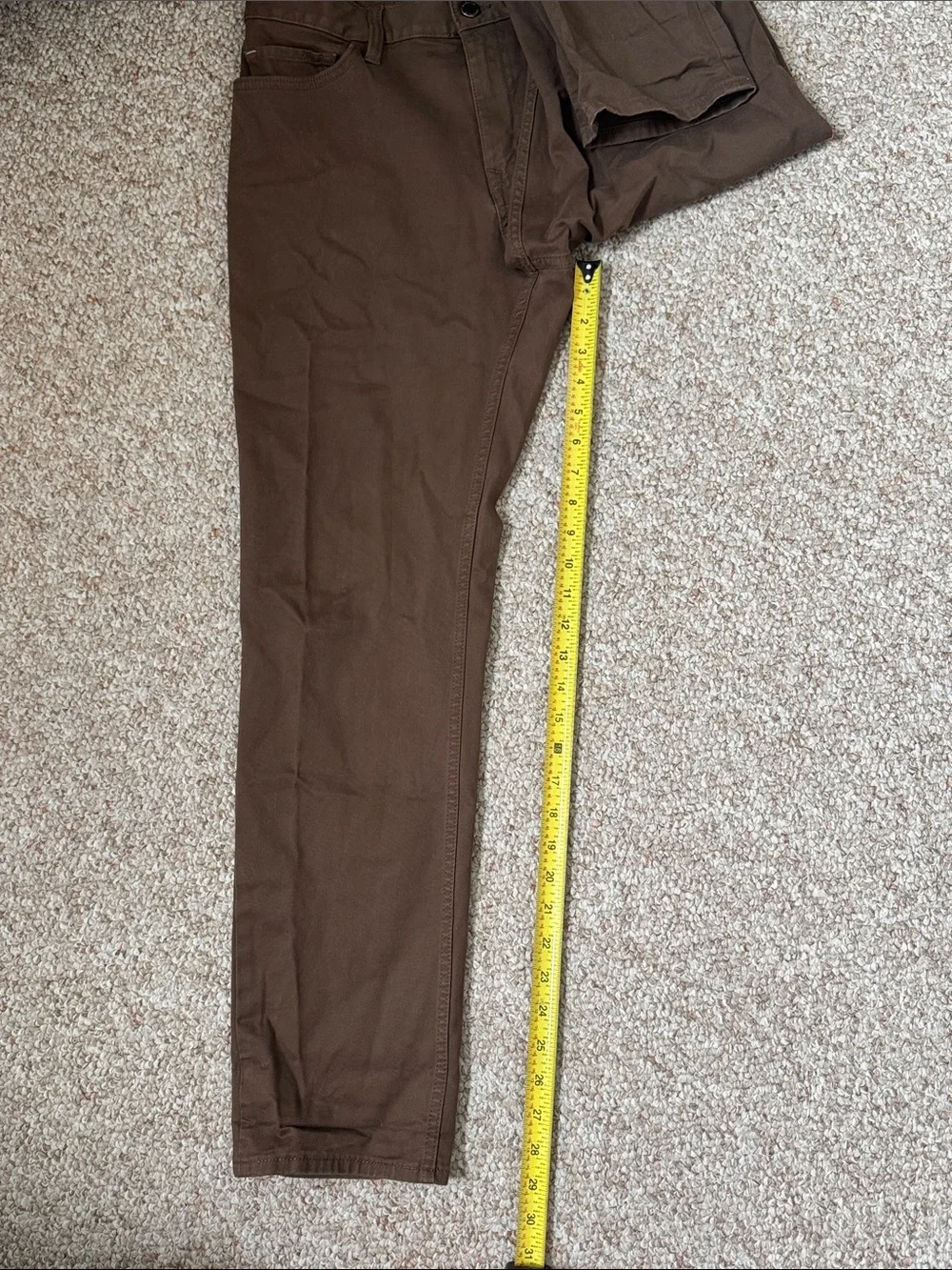 Banana Republic Men's Brown Slim Chino Pants 32x29